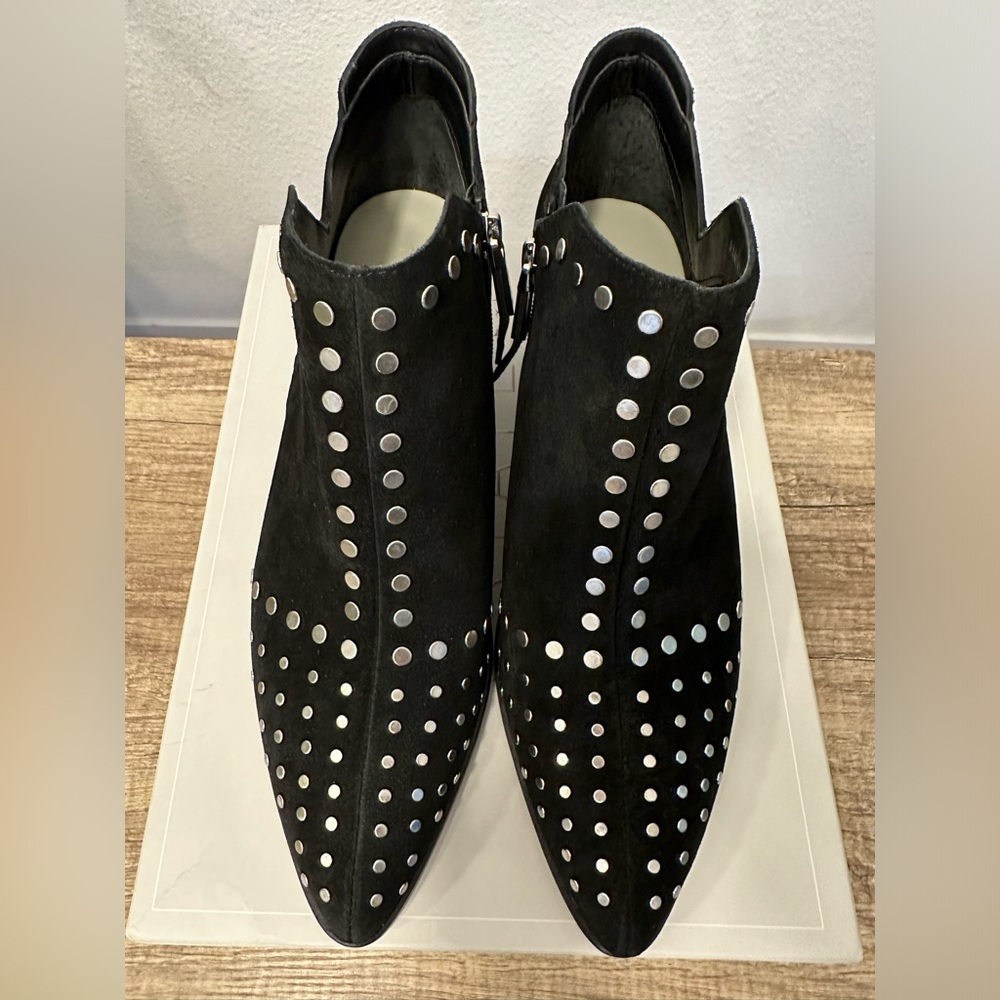 1. State Loka Suede Studded Booties in Black Portogallo Size 9.5 or 10 NIB - Picture 4 of 10